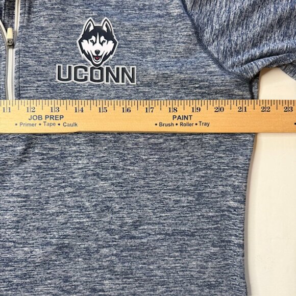 Uconn Nike Dri Fit 1/4 Zip Jacket Size XL Fitted Women's Blue Huskies Element - Picture 6 of 11